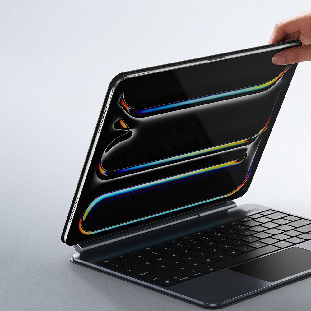 Etui z klawiaturą Bluetooth Dux Ducis (MK Pro Series) do iPad Air 11" 6 gen. 2024, iPad Air 10.9" 4/5, iPad Pro 11 2022/2021/2020, białe